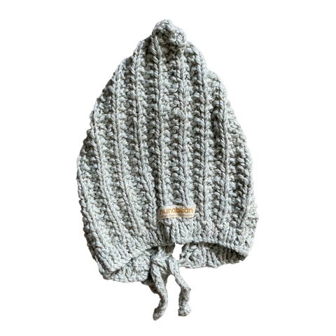 baby bonnet fisherman stitch 0-12m