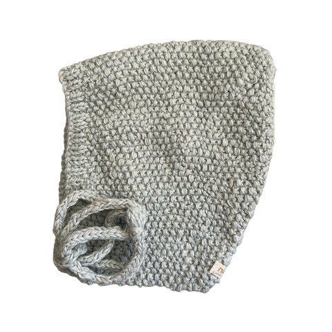 baby bonnet seed stitch 6-12m